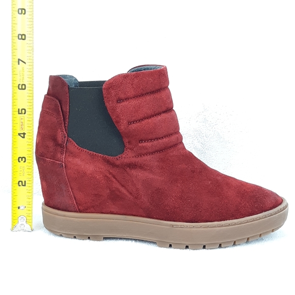 JANET SPORT SUEDE WEDGE BOOTIES - Picture 15 of 15